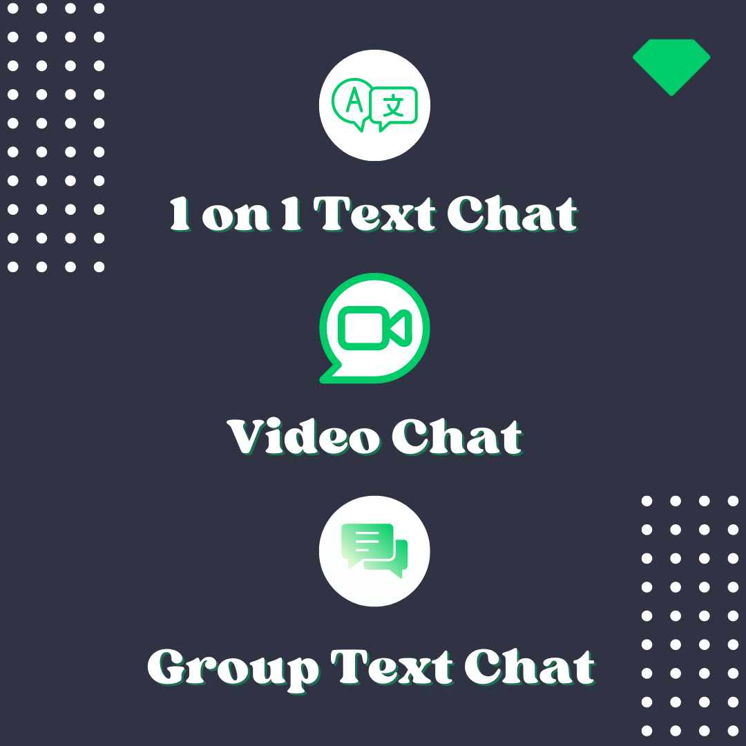 emerald chat's three chat modes
