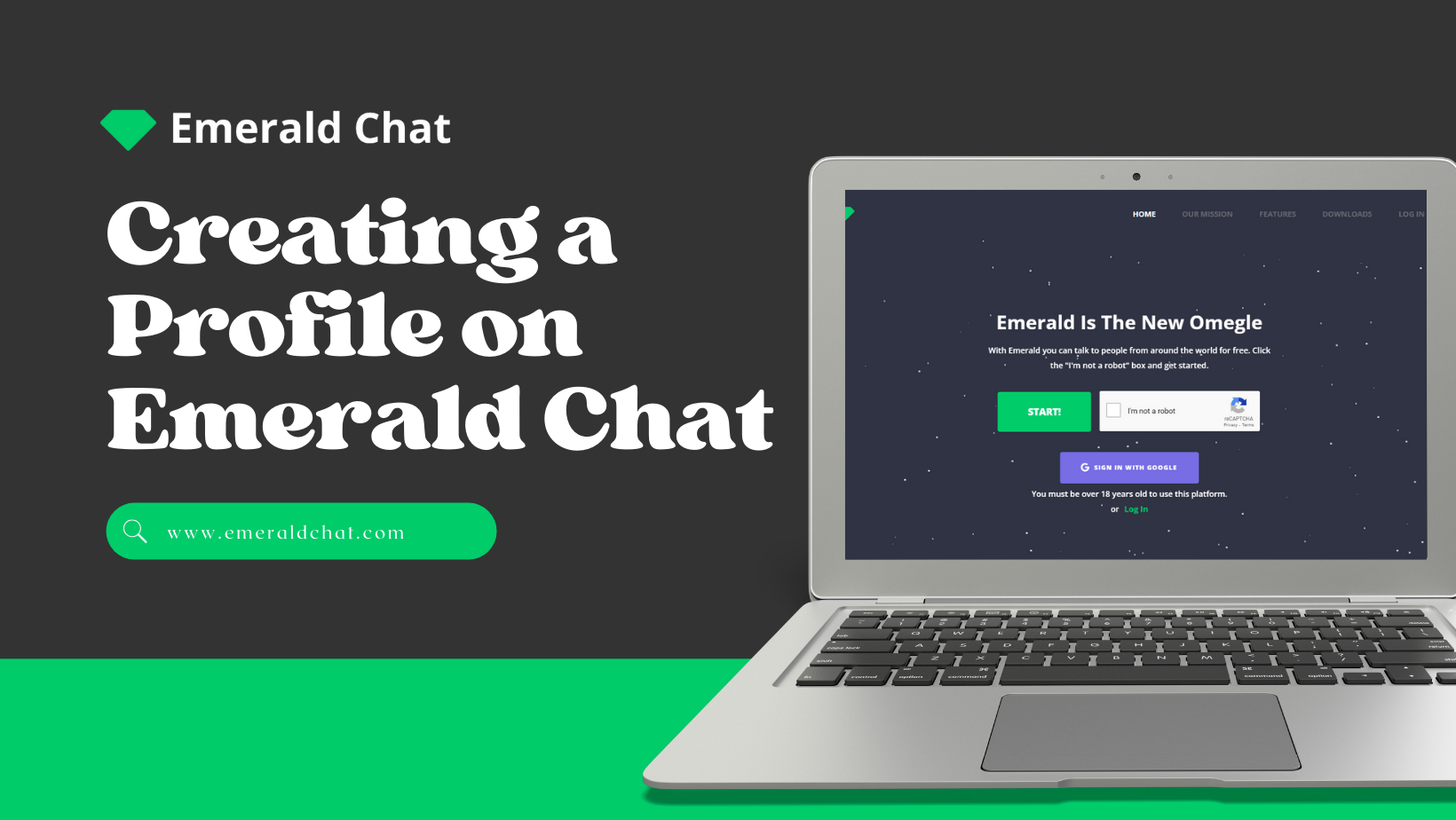 Creating A Profile On Emerald Chat
