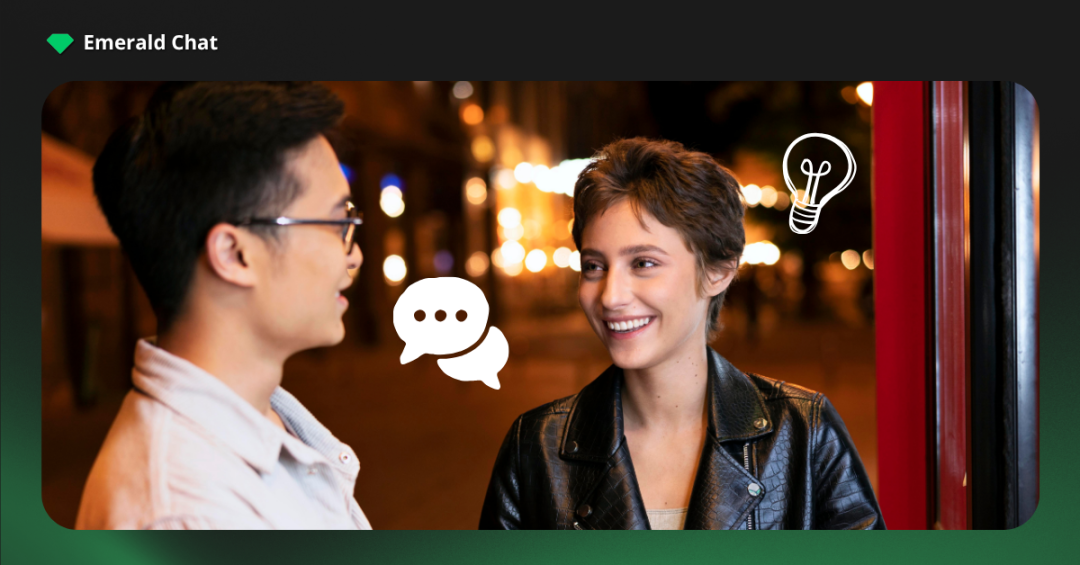 What conversations without questions actually sound like