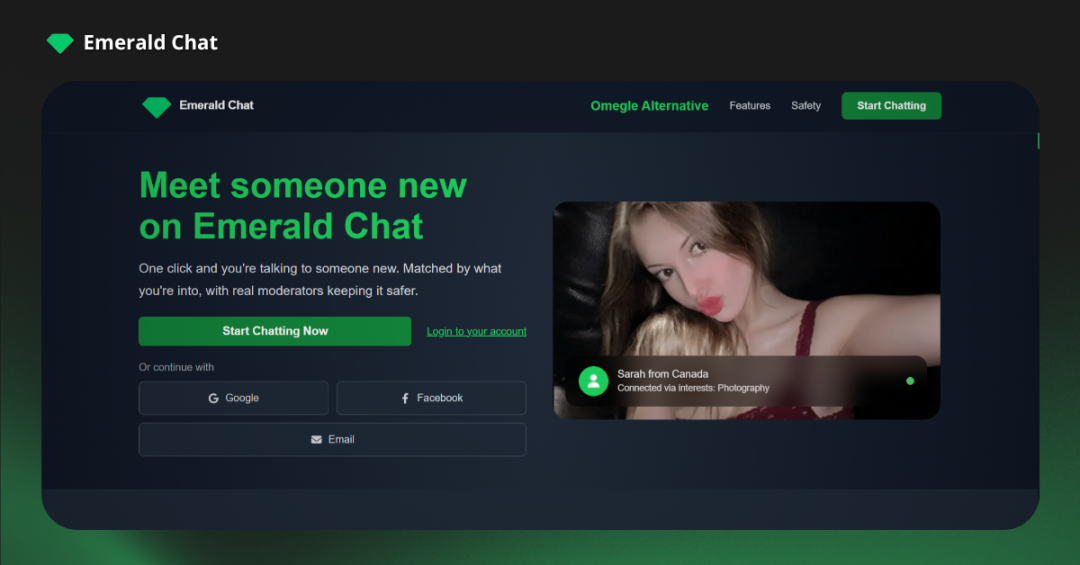 Emerald Chat interest match